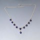 Blue Lapis Lazuli and Silver Necklace