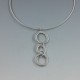 Shimara Carlow Modernist Silver Unique Necklace