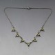 Peridot and Sterling Silver  Necklace