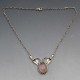  Rose Quartz and Sterling Silver Necklace