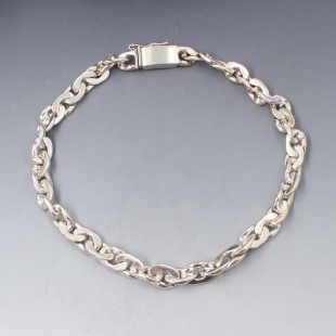 Solid Mexico Silver Chain Necklace - 109 Grams