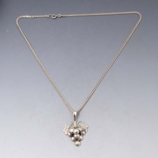 Herman Siersbol Silver Berries Pendant