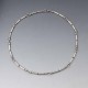 Silver Modernist Choker Style Necklace