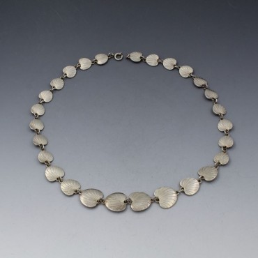 Eiler and Marloe Denmark Sterling Silver Shell Necklace