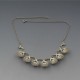Hermann Siersbol Silver Pink Chalcedony Necklace