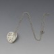 Robert Fothergill, Edinburgh Silver Leaf Necklace