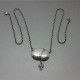 Opal and Sterling Silver Art Nouveau Style Necklace