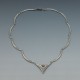 Sten and Laine Rock Crystal Silver Necklace