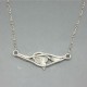 Sterling Silver Floral Necklace UK