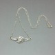 Sterling Silver Floral Necklace UK