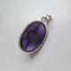  Amethyst and Sterling Silver Pendant 