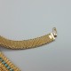 Christian Dior Turquoise and Gold Choker Necklace