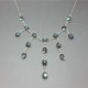 Beautiful Labradorite Multi Drop Necklace