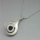 Amethyst Scandiniavian Silver Pendant