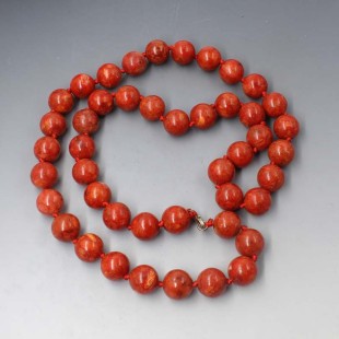 Shipton and Co Coral Beads Necklace