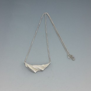 Astri Holthe Modernist Sterling Silver Necklace