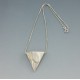 Astri Holthe Norway Silver Triangle Necklace