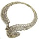 Oscar De La Renta Diamante Feathers Runway Necklace
