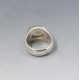 Chunky Citrine and Silver Ring