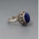 Lapis Lazuli Oval Silver Ring