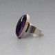 NE FROM Amethyst Silver Ring