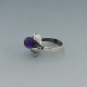 TEKA Germany Amethyst and Silver Ring