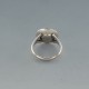 NE FROM Rose Quartz  Silver Ring Size N1/2 or O