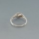  Modernist Textured Sterling Silver Ring