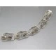 John Lauritzen Denmark Silver Flower Link Bracelet