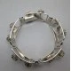 John Lauritzen Denmark Silver Flower Link Bracelet