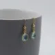 Aquamarine and Gold Drop Earrings