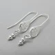 Sterling Silver Filigree Drop Earrings