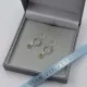 Peridot and Sterling Silver Circle Earrings