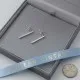 Simple  Sterling Silver Bar Drop Earrings