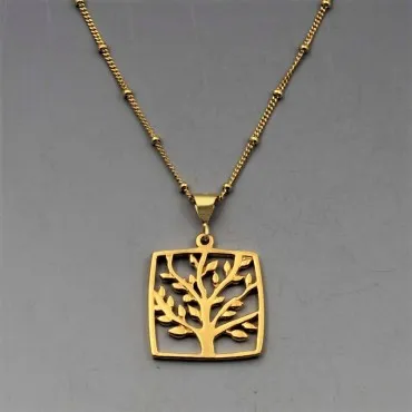 Tree of Life Necklace Gold