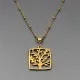 Tree of Life Necklace Gold 