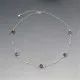 Amethyst Silver Round Necklace