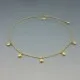 Gold Mini Droplets Necklace