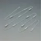 Art Deco Style Silver Bar Long Necklace