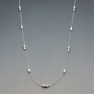 Rose Gold and Silver Necklace
