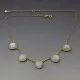 Moonstone Necklace Gold Vermeil