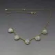 Moonstone Necklace in Gold Vermeil