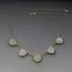Moonstone Necklace in Gold Vermeil