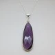 Amethyst  and Sterling Silver Pendant