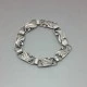 Elegant C A Christensen Denmark Silver Flower Bracelet
