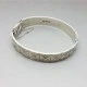 Vintage Modernist 1974 Sterling Silver Circle Bracelet