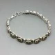 Oval Citrine and Sterling Silver Bracelet