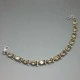 Oval Citrine and Silver Bracelet