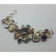 Stunning Chunky Multi Gemstone Statement Bracelet