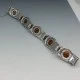 PERLI Germany Amber and Sterling Silver Bracelet